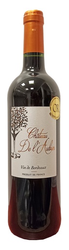 [BME1199NEG01] Château de l'Aubier Bordeaux Rouge 2022